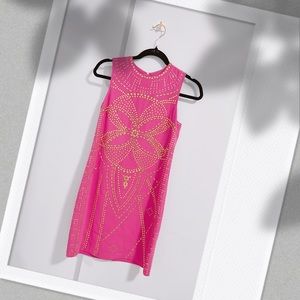 ✨ NWT ✨ VERSACE FOR H&M - Embellished silk mini dress - Pink